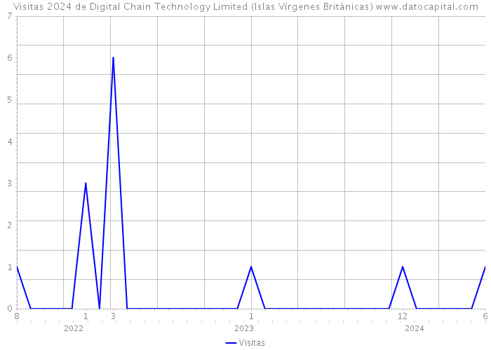 Visitas 2024 de Digital Chain Technology Limited (Islas Vírgenes Británicas) 