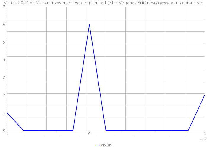Visitas 2024 de Vulcan Investment Holding Limited (Islas Vírgenes Británicas) 