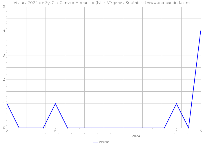 Visitas 2024 de SysCat Convex Alpha Ltd (Islas Vírgenes Británicas) 