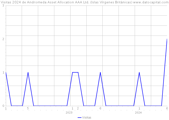Visitas 2024 de Andromeda Asset Allocation AAA Ltd. (Islas Vírgenes Británicas) 