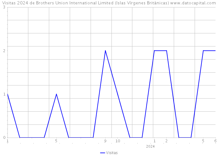 Visitas 2024 de Brothers Union International Limited (Islas Vírgenes Británicas) 