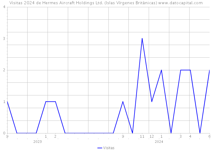 Visitas 2024 de Hermes Aircraft Holdings Ltd. (Islas Vírgenes Británicas) 