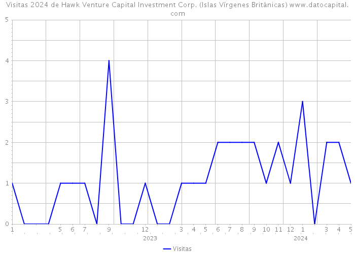 Visitas 2024 de Hawk Venture Capital Investment Corp. (Islas Vírgenes Británicas) 