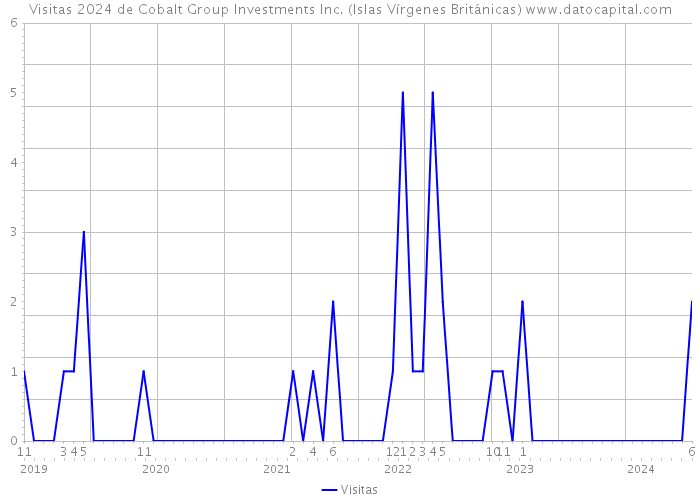 Visitas 2024 de Cobalt Group Investments Inc. (Islas Vírgenes Británicas) 