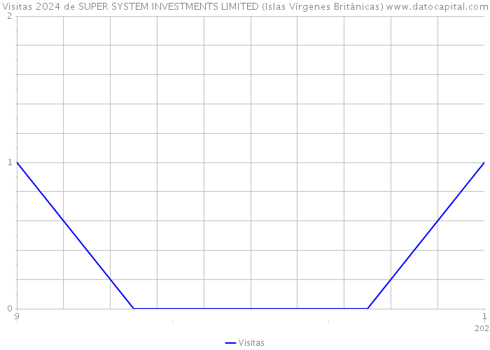 Visitas 2024 de SUPER SYSTEM INVESTMENTS LIMITED (Islas Vírgenes Británicas) 