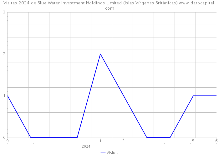 Visitas 2024 de Blue Water Investment Holdings Limited (Islas Vírgenes Británicas) 