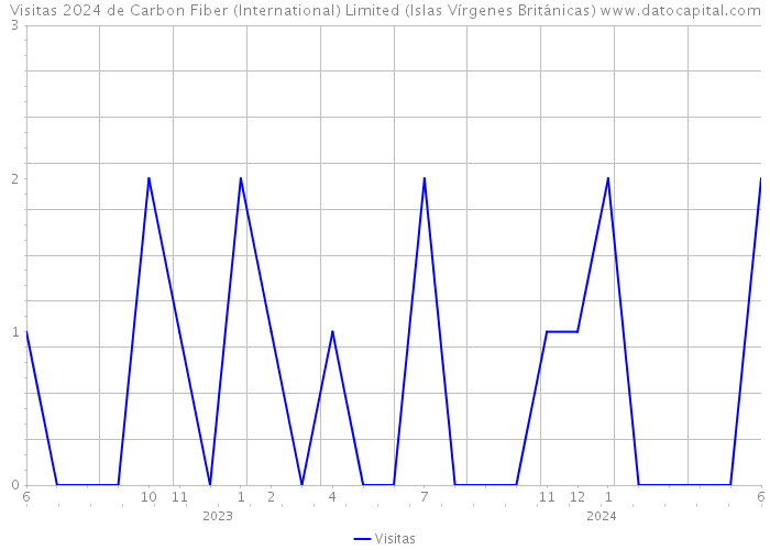 Visitas 2024 de Carbon Fiber (International) Limited (Islas Vírgenes Británicas) 