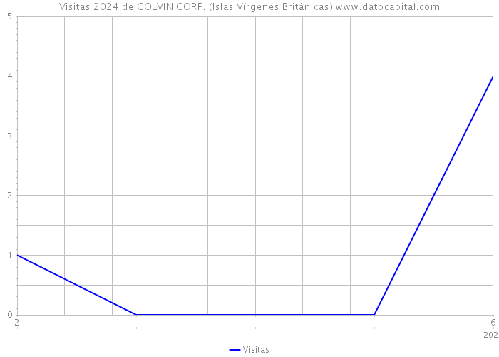 Visitas 2024 de COLVIN CORP. (Islas Vírgenes Británicas) 