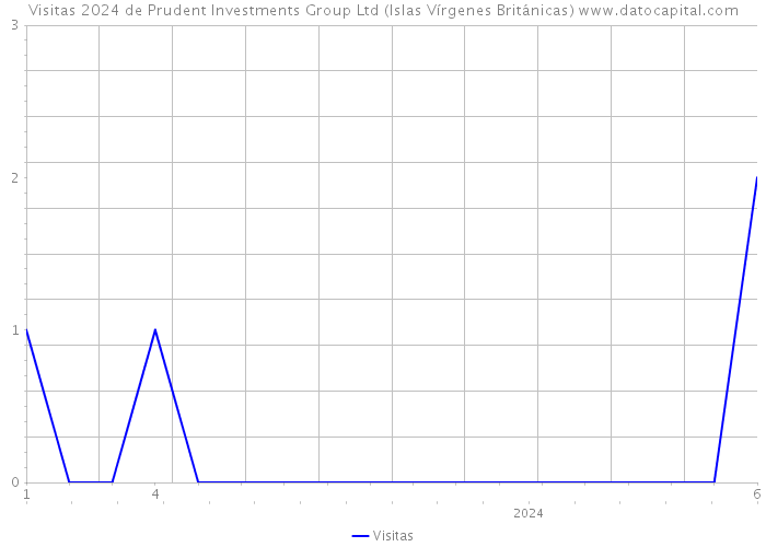 Visitas 2024 de Prudent Investments Group Ltd (Islas Vírgenes Británicas) 