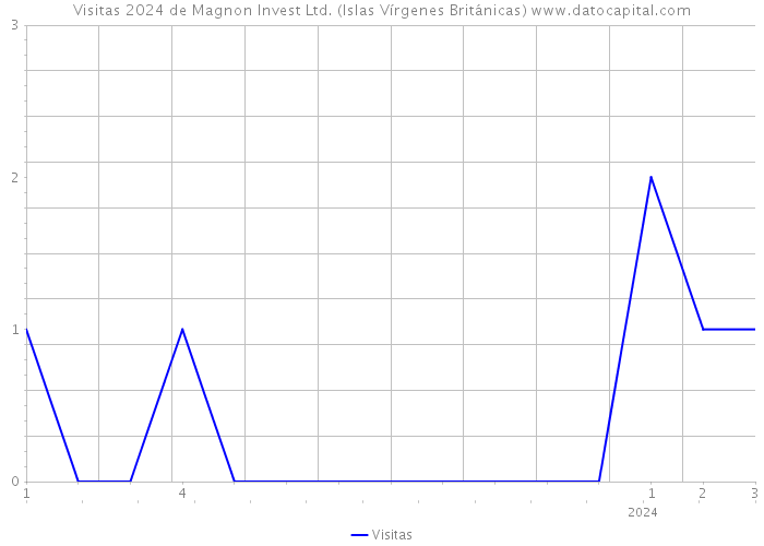 Visitas 2024 de Magnon Invest Ltd. (Islas Vírgenes Británicas) 