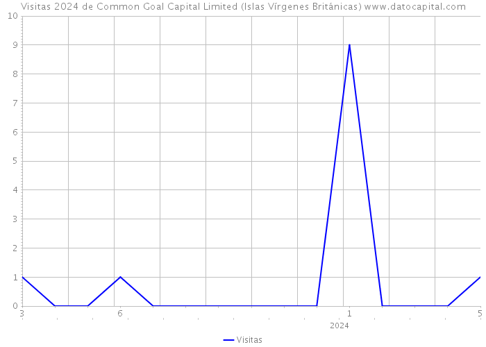 Visitas 2024 de Common Goal Capital Limited (Islas Vírgenes Británicas) 