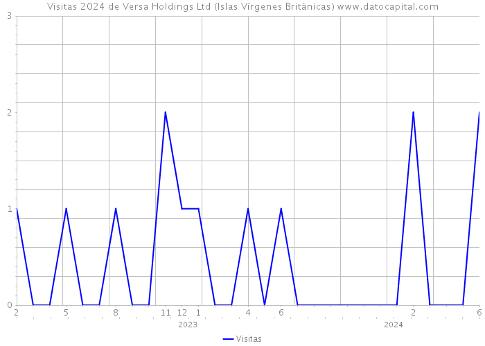 Visitas 2024 de Versa Holdings Ltd (Islas Vírgenes Británicas) 
