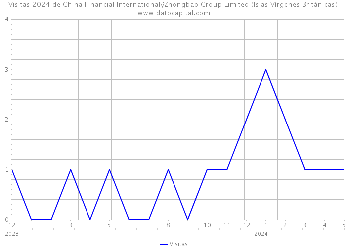 Visitas 2024 de China Financial InternationalÿZhongbao Group Limited (Islas Vírgenes Británicas) 
