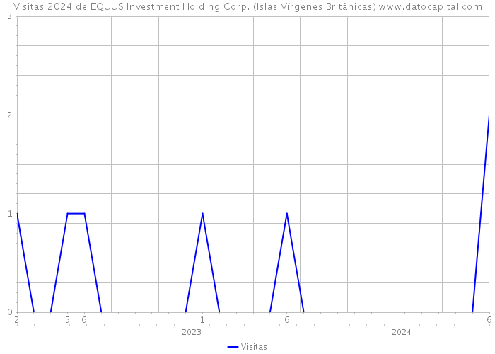 Visitas 2024 de EQUUS Investment Holding Corp. (Islas Vírgenes Británicas) 