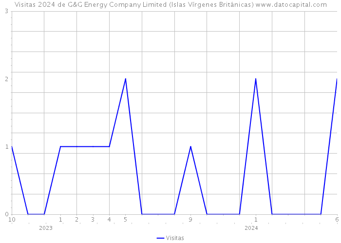 Visitas 2024 de G&G Energy Company Limited (Islas Vírgenes Británicas) 