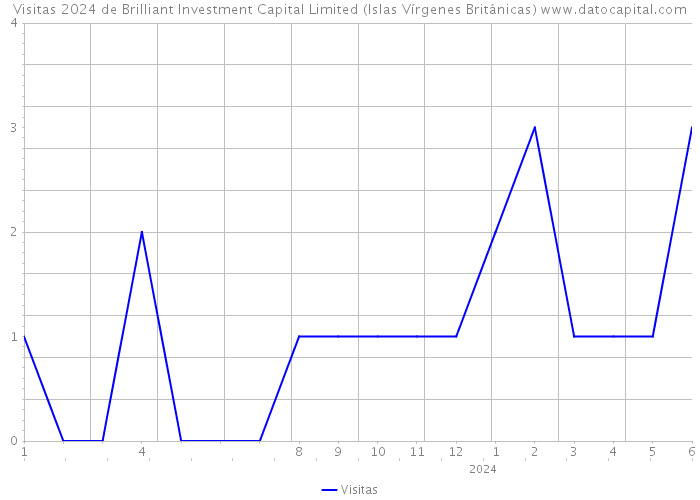 Visitas 2024 de Brilliant Investment Capital Limited (Islas Vírgenes Británicas) 