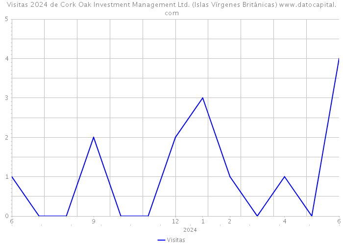 Visitas 2024 de Cork Oak Investment Management Ltd. (Islas Vírgenes Británicas) 
