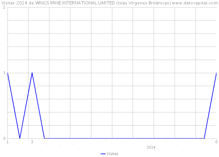 Visitas 2024 de WINGS MINE INTERNATIONAL LIMITED (Islas Vírgenes Británicas) 