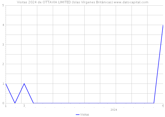 Visitas 2024 de OTTAVIA LIMITED (Islas Vírgenes Británicas) 