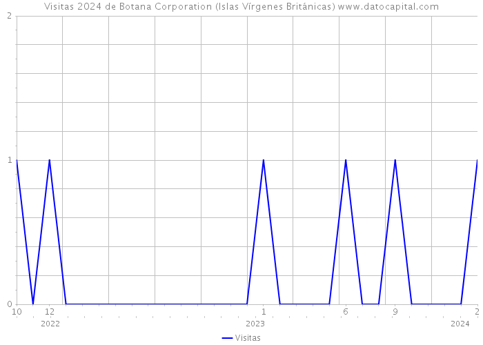 Visitas 2024 de Botana Corporation (Islas Vírgenes Británicas) 