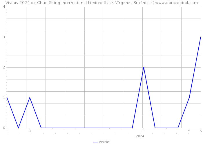 Visitas 2024 de Chun Shing International Limited (Islas Vírgenes Británicas) 