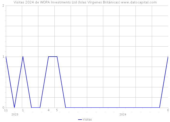 Visitas 2024 de WOPA Investments Ltd (Islas Vírgenes Británicas) 