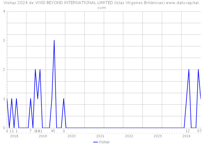 Visitas 2024 de VIVID BEYOND INTERNATIONAL LIMITED (Islas Vírgenes Británicas) 