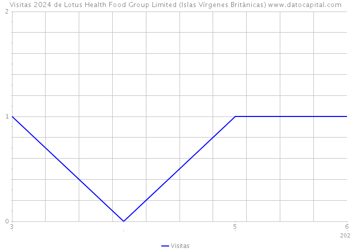 Visitas 2024 de Lotus Health Food Group Limited (Islas Vírgenes Británicas) 