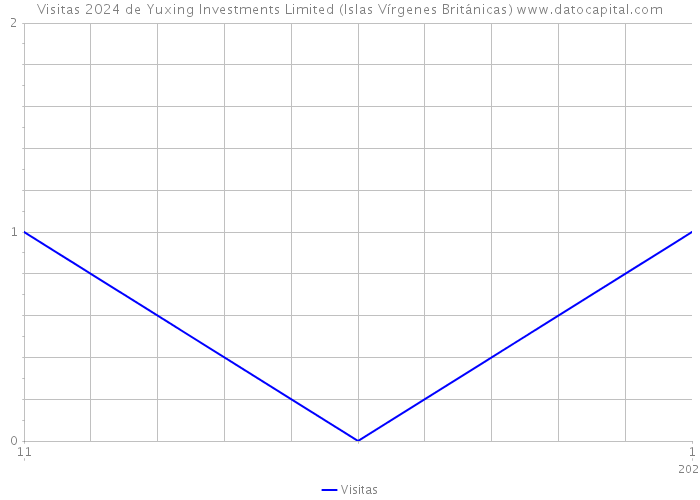 Visitas 2024 de Yuxing Investments Limited (Islas Vírgenes Británicas) 