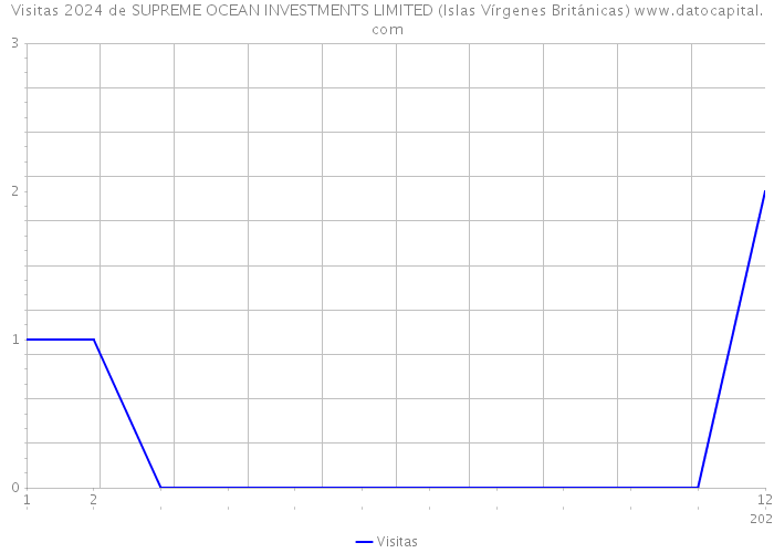 Visitas 2024 de SUPREME OCEAN INVESTMENTS LIMITED (Islas Vírgenes Británicas) 