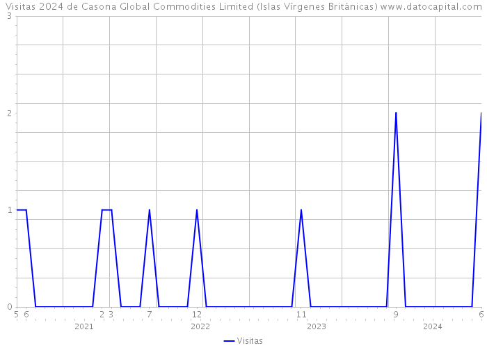 Visitas 2024 de Casona Global Commodities Limited (Islas Vírgenes Británicas) 