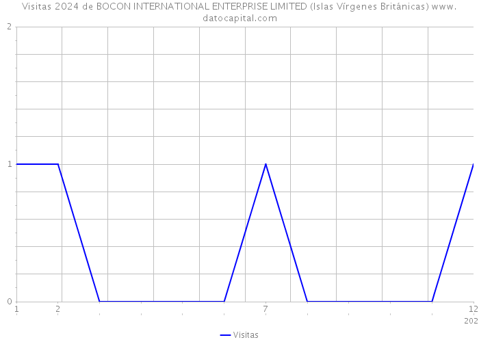 Visitas 2024 de BOCON INTERNATIONAL ENTERPRISE LIMITED (Islas Vírgenes Británicas) 