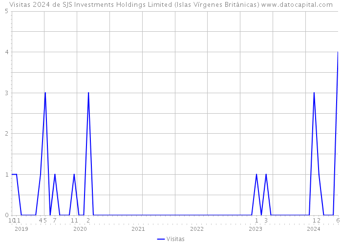 Visitas 2024 de SJS Investments Holdings Limited (Islas Vírgenes Británicas) 
