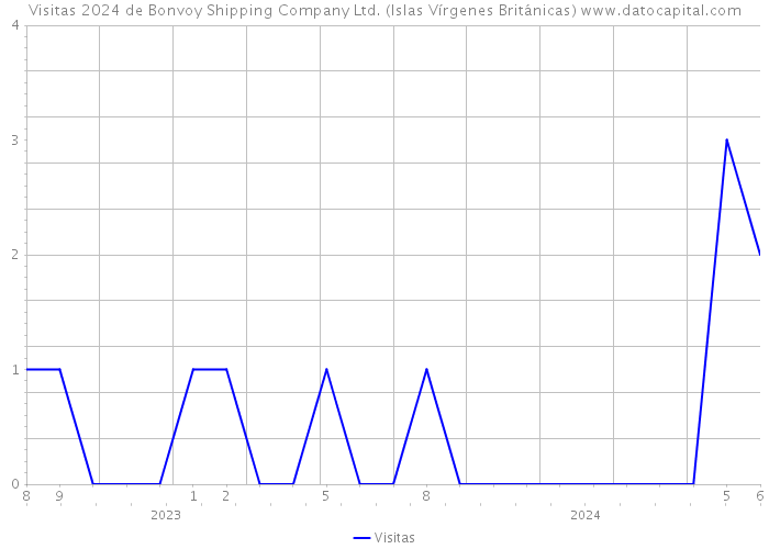 Visitas 2024 de Bonvoy Shipping Company Ltd. (Islas Vírgenes Británicas) 