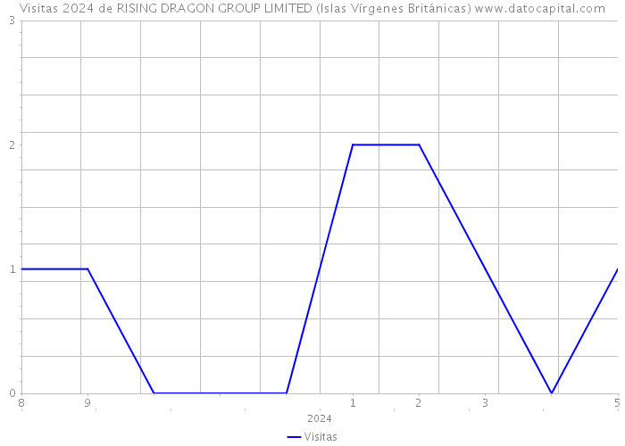 Visitas 2024 de RISING DRAGON GROUP LIMITED (Islas Vírgenes Británicas) 