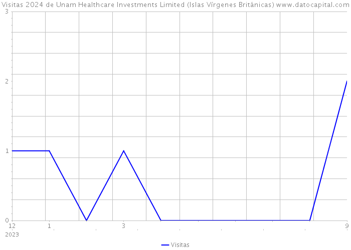 Visitas 2024 de Unam Healthcare Investments Limited (Islas Vírgenes Británicas) 