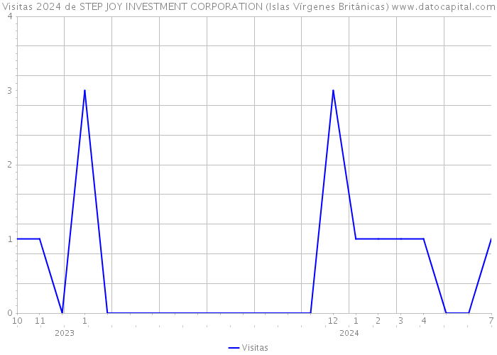 Visitas 2024 de STEP JOY INVESTMENT CORPORATION (Islas Vírgenes Británicas) 