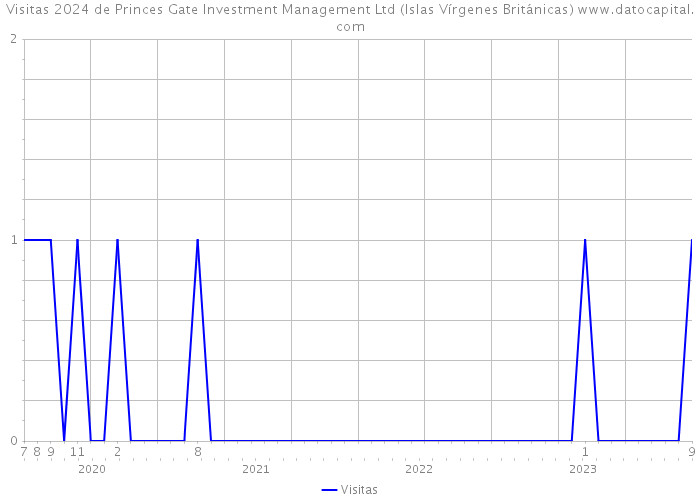 Visitas 2024 de Princes Gate Investment Management Ltd (Islas Vírgenes Británicas) 