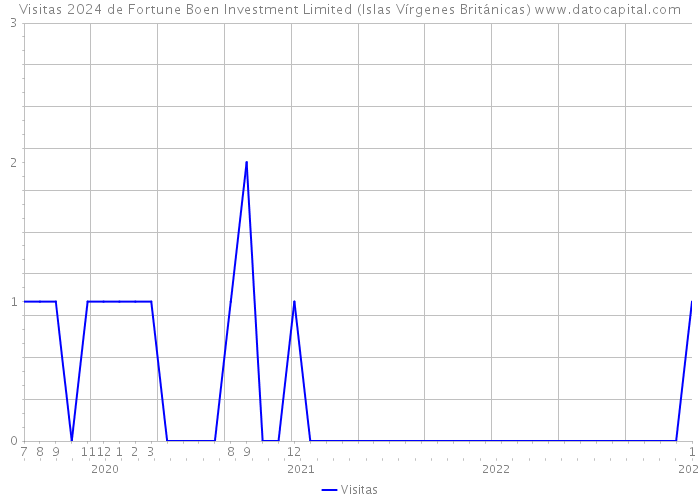 Visitas 2024 de Fortune Boen Investment Limited (Islas Vírgenes Británicas) 