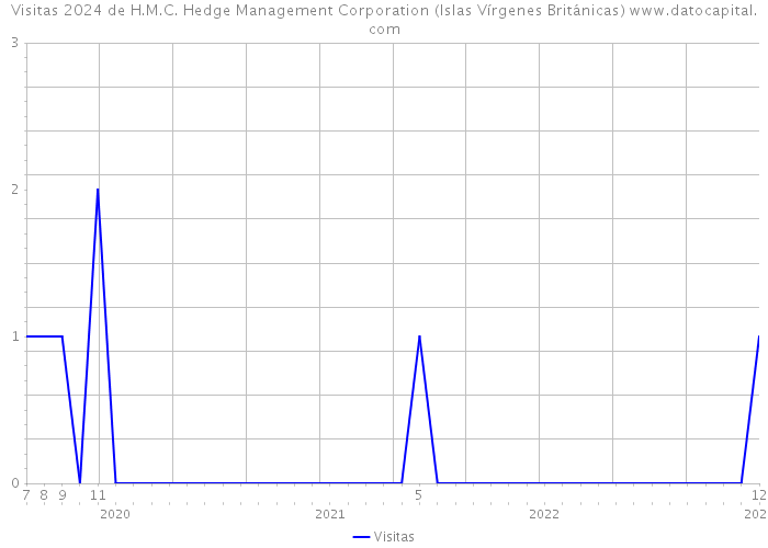 Visitas 2024 de H.M.C. Hedge Management Corporation (Islas Vírgenes Británicas) 