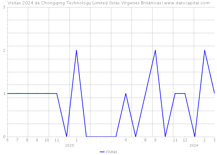 Visitas 2024 de Chongqing Technology Limited (Islas Vírgenes Británicas) 