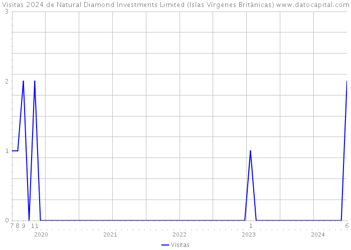 Visitas 2024 de Natural Diamond Investments Limited (Islas Vírgenes Británicas) 