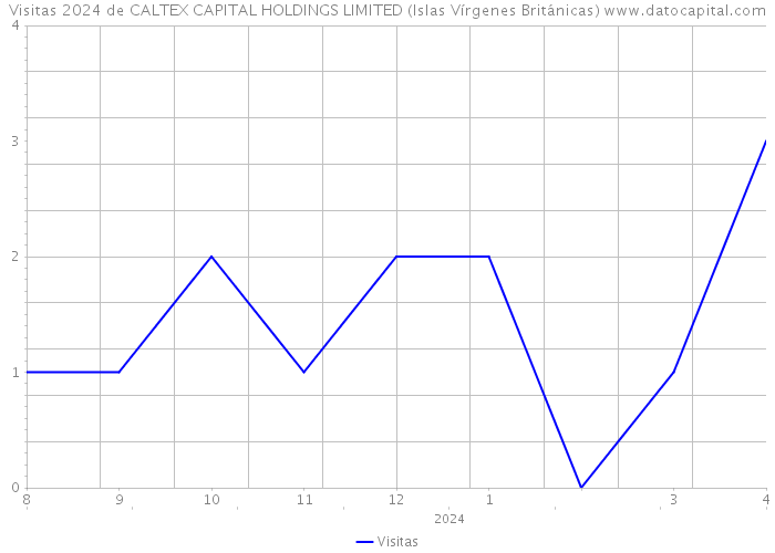 Visitas 2024 de CALTEX CAPITAL HOLDINGS LIMITED (Islas Vírgenes Británicas) 