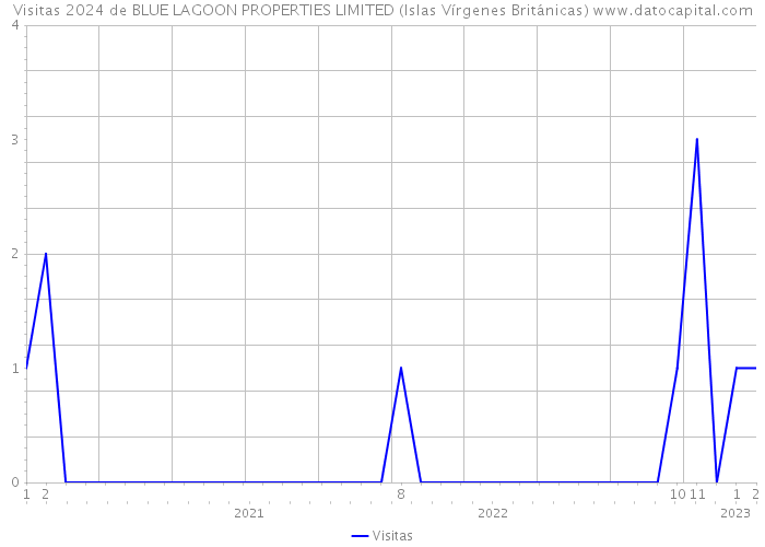 Visitas 2024 de BLUE LAGOON PROPERTIES LIMITED (Islas Vírgenes Británicas) 