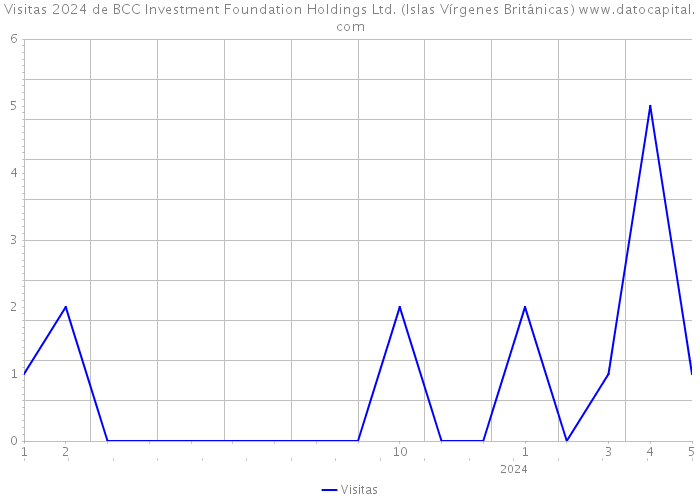 Visitas 2024 de BCC Investment Foundation Holdings Ltd. (Islas Vírgenes Británicas) 