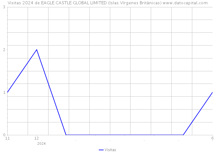 Visitas 2024 de EAGLE CASTLE GLOBAL LIMITED (Islas Vírgenes Británicas) 