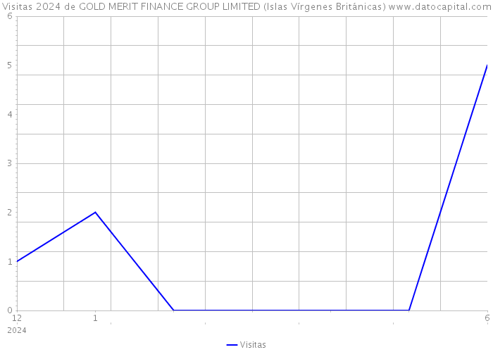 Visitas 2024 de GOLD MERIT FINANCE GROUP LIMITED (Islas Vírgenes Británicas) 