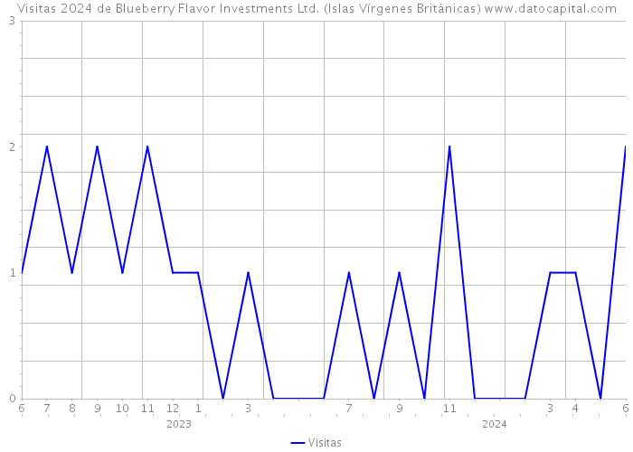 Visitas 2024 de Blueberry Flavor Investments Ltd. (Islas Vírgenes Británicas) 