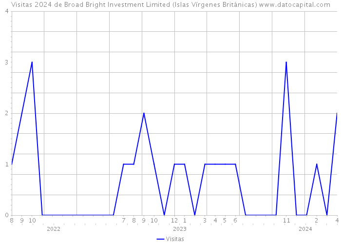 Visitas 2024 de Broad Bright Investment Limited (Islas Vírgenes Británicas) 