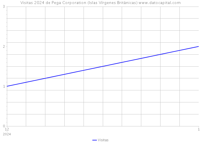 Visitas 2024 de Pega Corporation (Islas Vírgenes Británicas) 